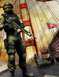 I dette spillet angriper Nord-Korea USA