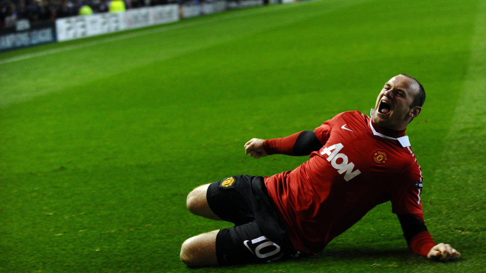 LETTELSE: Sjelden har et straffespark blitt feiret s� ettertrykkelig som da Wayne Rooney lurte Rangers-keeper Allan McGregor i midtuka. N� vil han legge den vanskelige perioden bak seg og se framover.Foto: SCANPIX/AFP PHOTO/Paul ELLIS