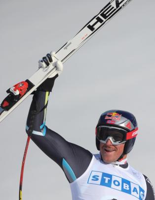 Lund Svindal p� pallen i Canada