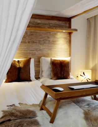 Hotellspa med kaffegrut fra frokosten