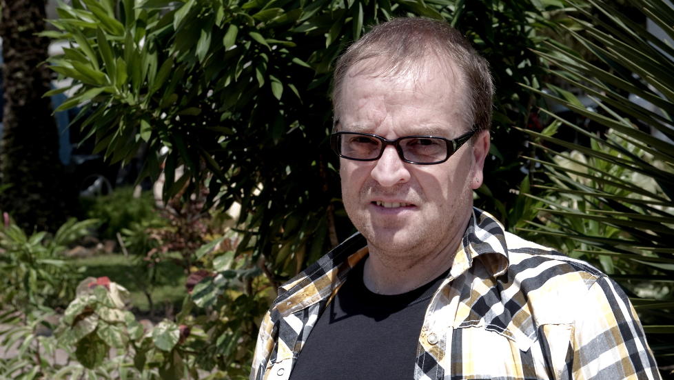 F�R ST�TTE FOR ST�TTE: Rune Edvardsen i Kisangani.  Foto: �istein Norum Monsen/DAGBLADET.