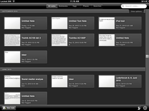 EVERNOTE: Praktisk program for � ta notater. Illustrasjonsfoto