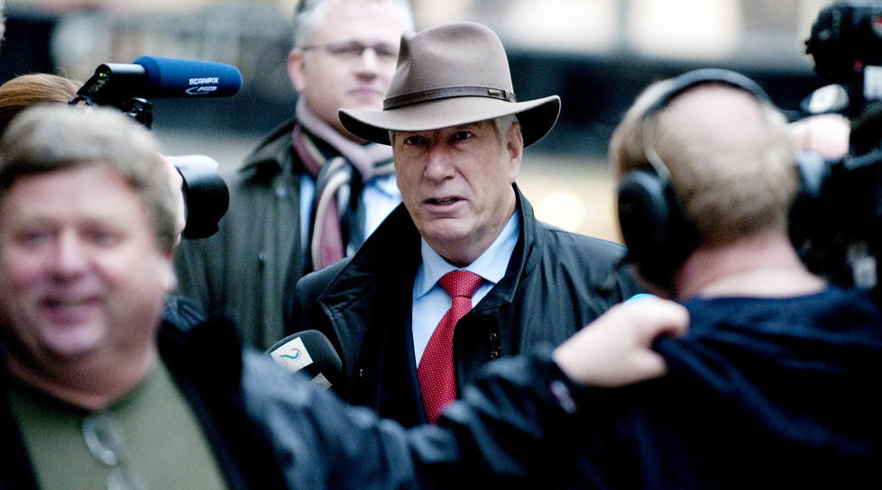 BLE TRUET: En 44-�r gammel mann truet finansminister Sigbj�rn Johnsen p� livet i begynnelsen av juni. N� etterforsker PST saken. Foto: �istein Norum Monsen/DAGBLADET.