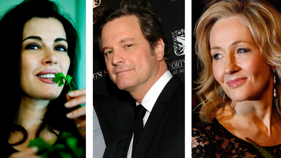 BOKUTDELERE: Dersom du skulle v�re s� heldig � st�te p� f.v. kjendiskokk Nigella Lawson, skuespiller Colin Firth eller forfatter J.K. Rowling 5. mars neste �r, vanker det etter all sannslynlighet ei bok og en personlig anbefaling. Foto: SCANPIX / SIV JOHANNE SEGLEM