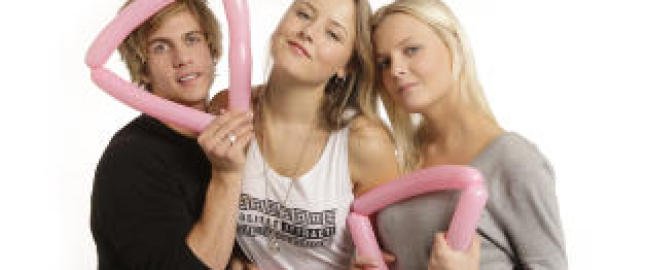 Sex-ros til «Trekant»