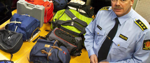 Sovende hyttetyver vekket av politiet