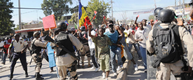 Heftige valgprotester i Haiti