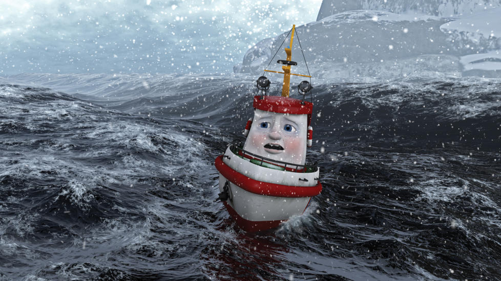 UT MOT HAVET: Redningssk�yta Elias m� sl�ss mot storindustrien i sin andre kinofilm.