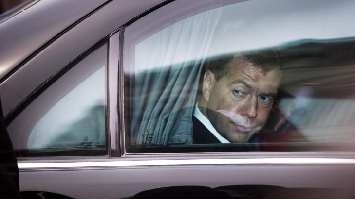 WIKILEAKS-SYMPATISØR?: En nær medarbeider av den russiske presidenten Dmitrij Medvedev lanserer det russiske forslaget. Her er Medvedev på statsbesøk i Norge.
Foto: Håkon Eikesdal / Dagbladet WIKILEAKS-SYMPATISØR?: En nær medarbeider av den russiske presidenten Dmitrij Medvedev lanserer det russiske forslaget. Her er Medvedev på statsbesøk i Norge.
Foto: Håkon Eikesdal / Dagbladet