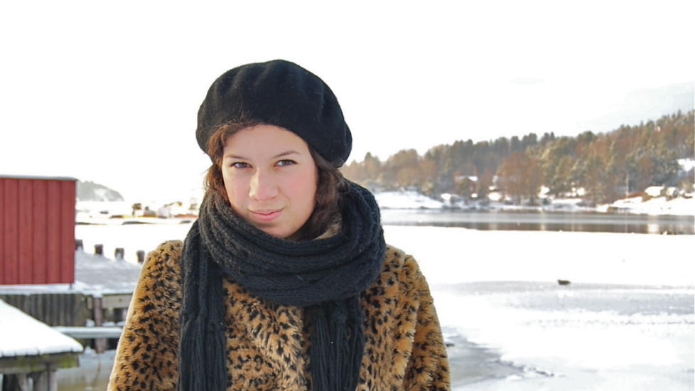NOVEMBERPOETEN: Isabell El-Melhaoui (17) er m�nedens poet i november, etter � ha v�rt i finalen fire ganger. Foto: PRIVAT