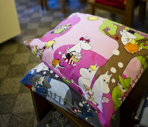 FINLANDS MASKOTT: Finlayson produserer ikke bomull i Tampere, men det selges fortsatt finsk design.