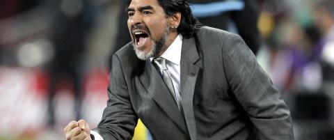 Maradona lanseres som ny sjef for Gamsten