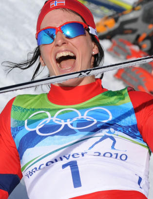 Marit gr�t av glede f�r OL-finalen
