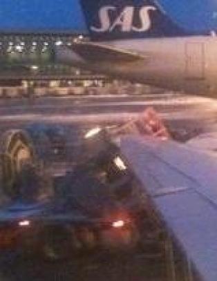 - SAS-fly kolliderte med tankbil p� Kastrup