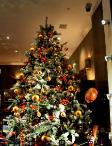 Tusenvis av sm� dyr bor i juletreet