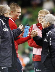 Norge m�ter Polen i Portugal