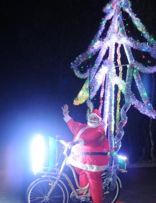 Denne julepynten er synlig fra verdensrommet