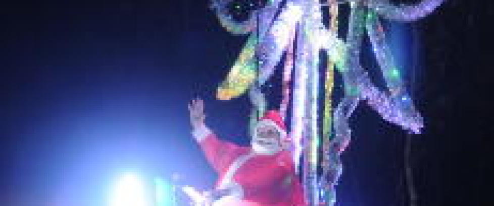 Denne julepynten er synlig fra verdensrommet