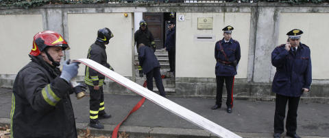 R�dvin utl�ste bombealarm i Roma