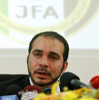 LANSERTE SEG SELV: I desember lanserte prins Ali bin Al-Hussein av Jordan at han stiller til valg som Asias kandidat til FIFA-styret. Han vil dermed fors�ke � vippe ut Blatters mange�rige rival Chung Mong-joon. Foto: REUTERS