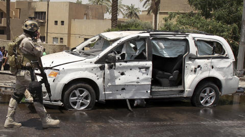NEDGANG I IRAK: If�lge nyhetsbyr�et AFP ble 3605 drept i Afghanistan i 2010 - en nedgang p� 295 fra �ret f�r. Foto:  Reuters/Saad Shalash/Scanpix