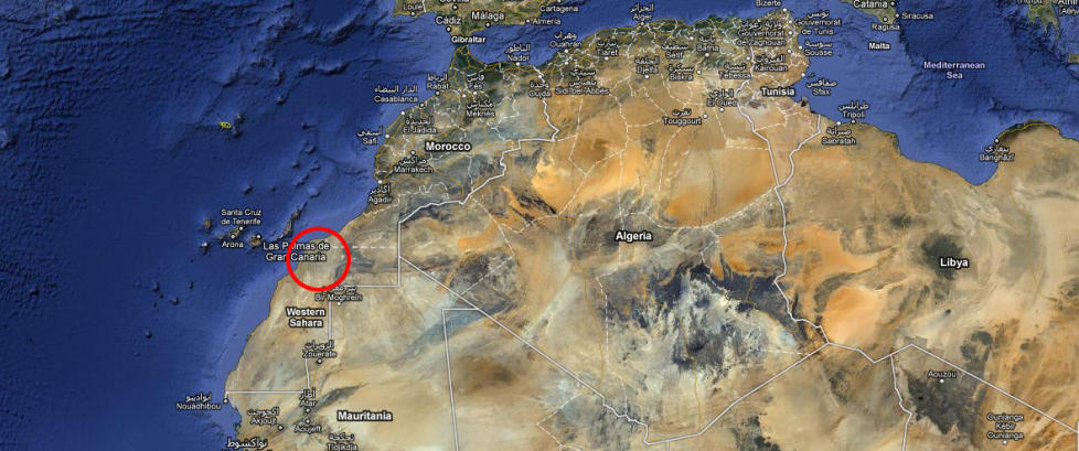 To nordmenn anholdt i Vest-Sahara