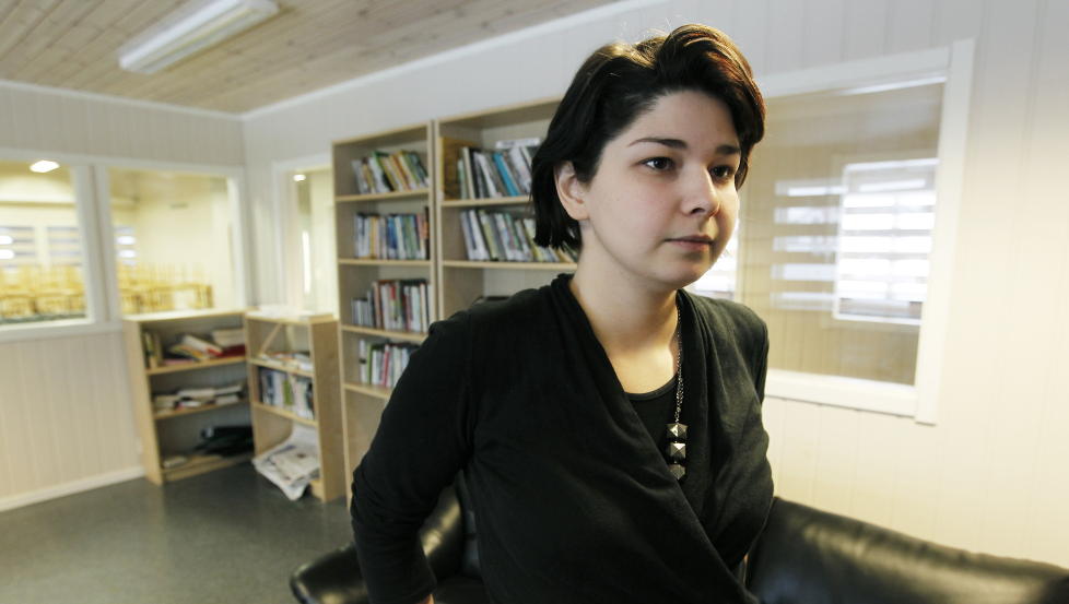 SKAMMELIG P�GRIPELSE: Papirl�se Maria Amelie sitter i dag p� Politiets Utlendingsinternat p� Trandum. Hun skal sendes ut av Norge s� fort som mulig. I ettermiddag blir hun trolig framstilt for fengsling. Foto: Cornelius Poppe / SCANPIX