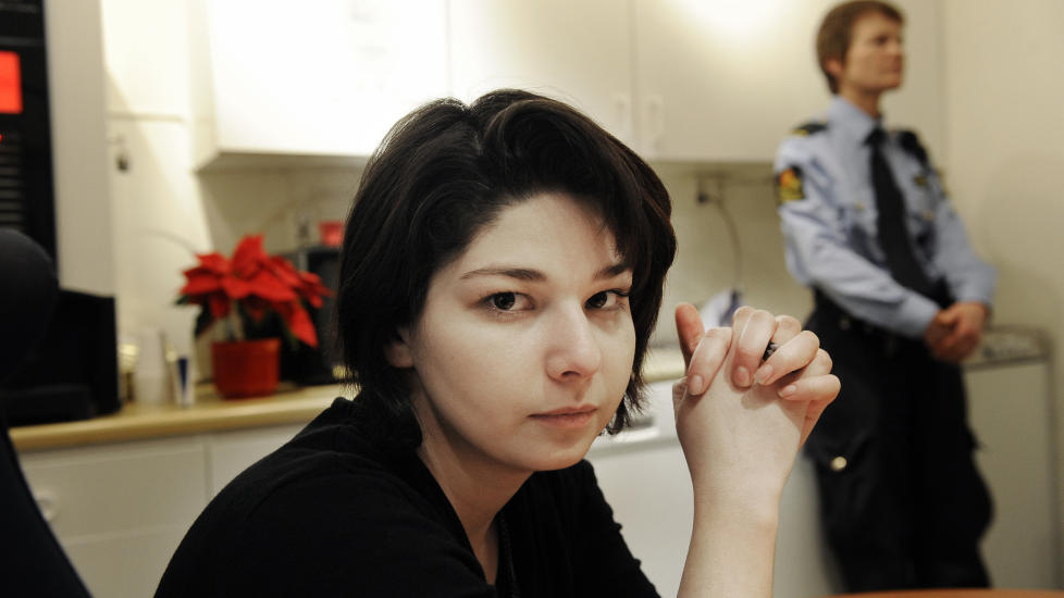 Trandum 20110113 Maria Amelie sendes tilbake til Russland. Her sitter hun i varetekt p� Trandum mottaket. Foto: John T. Pedersen/Dagbladet