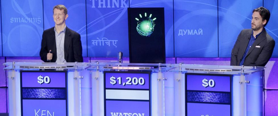 Her banker datamaskinen Watson verdens dyktigste Jeopardy-spiller