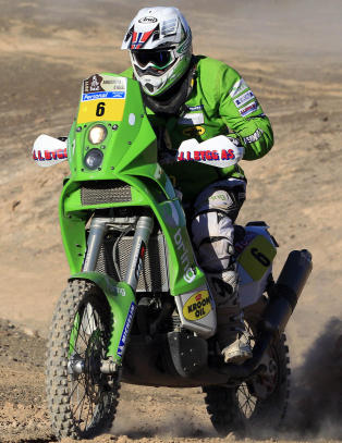 Ullev�lseter forn�yd med sjetteplass i Dakar-rallyet
