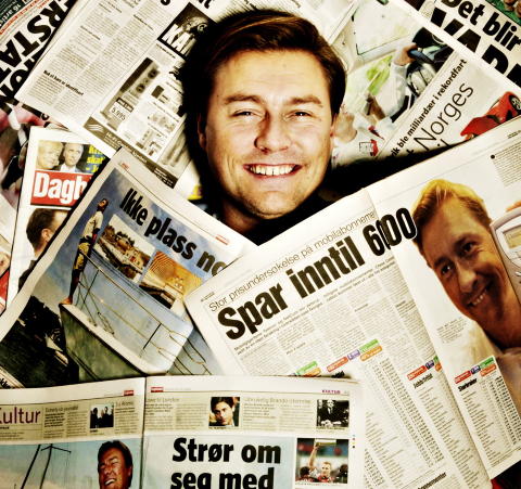 Oppslagskongen: Media hjalp Idar Vollvik til � bli styrtrik. N� er de mer kritiske. Foto: J�rn H.Moen, Dagbladet