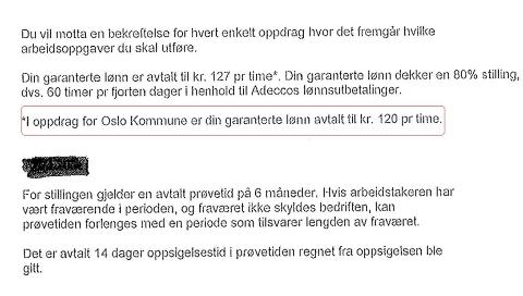 SKRIVEFEIL: Dette er andre gang Dagbladet avdekker at Adecco betaler de ansatte mindre enn tariff. Da skyldte de p� en �skrivefeil�.