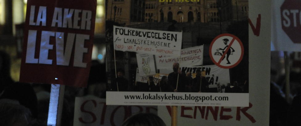 Sprikende helseprotester
