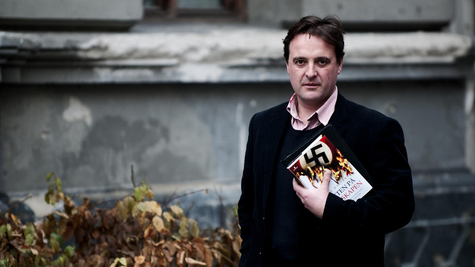 NAZISTENES FLUKT: Den britiske reporteren Guy Walters er en debattskapende forfatter. Han har i tillegg til forfatterskapet en egen blogg p� Daily Telegraphs nettsider. Foto: �istein Norum Monsen/DAGBLADET.
