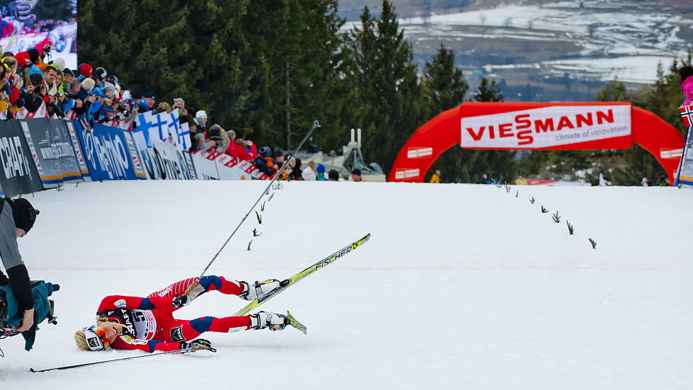 USL�ELIG: Therese Johaug var suveren i monsterbakken i Tour de Ski. Til helga g�r hun l�s p� en ny slal�mbakke. Foto: Thomas Rasmus Skaug / Dagbladet
