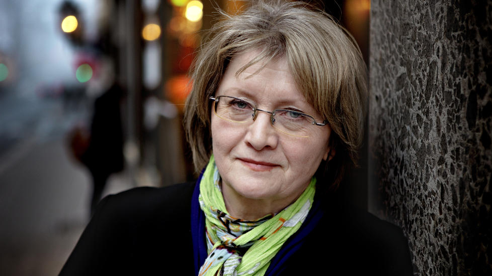 BOKAKTUELL: Eva Gabrielsson har skrevet bok om livet med Stieg Larsson. - Hele sitt liv ville han hjelpe fram andre. Det endte med at han slet seg ut. Han drev seg i d�den, sier hun til Dagbladet. 
Foto: Lars Eivind Bones / Dagbladet