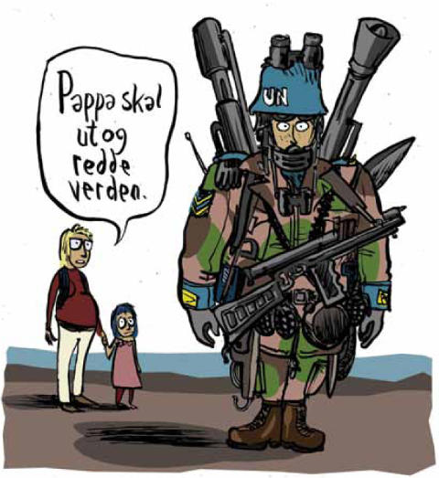ETTERLYSER POLTISKE TEGNESERIER: Serieskaper Tor �rlig mener at �tiden er inne for den politiske brannfakkelen i tegneserieform� blant norske tegneserier. Tegning: TOR �RLIG