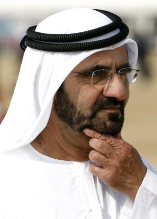 SJEFEN: Da finanskrisen var et faktum startet jakten p� syndebukkene for tapet av milliarder av kroner. Familien til sjeik Mohammed bin Rashid Al Maktoum (bildet) og den n�rmeste kretsen som sto bak og kontrollerte prosjektene i Dubai, ble i f�lge Dagens N�ringsliv sk�net for etterforskning.  Foto: CAREN FIROUZ/REUTERS/SCANPIX