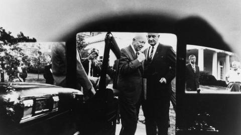 TOPPLASSERING: Eisenhower holdt fem taler fra 1953 til 1960 som alle fikk karakter 12. Hans snitt er 11.9.