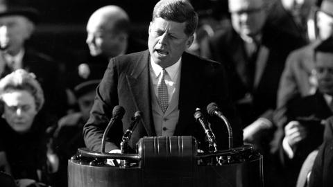 HAR F�RSTEPLASSEN: Gjennomsnittscoren til John F. Kennedy er 12. Foto: AP