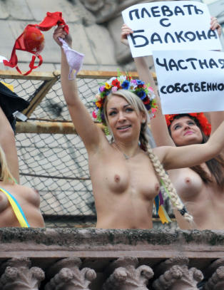 Toppl�s EM-protest i Ukraina