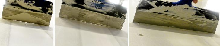 LYSSJEKK: Legg sparkelen p� tvers og sjekk at det slipper igjennom lys p� de to f�rste lagene. Foto: �ivind Lie
