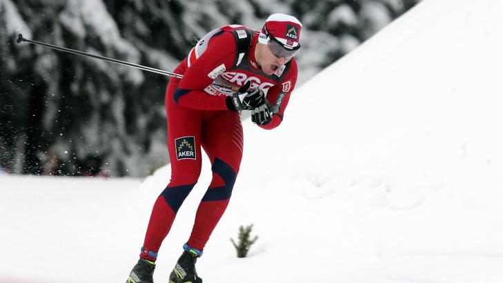 BESTE NORDMANN: Ola Vigen Hattestad har friplass som tittelforsvar, og kunne g� uten press p� seg i Rybinsk. Det endte med en annenplass for �rje-l�peren, som dermed ble beste nordmenn.Foto: SCANPIX/EPA/VALDA KALNINA