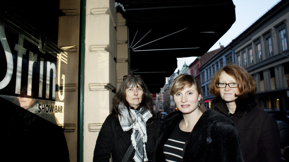 - FORNEDRENDE: R�dts partisekret�r Beth Hartmann, SVs kinnepolitiske talskvinne Marthe Hammer og Senterkvinnenes Elisabeth Strengen Gundersen vil stenge ned landets strippeklubber. Foto: Nina Hansen / Dagbladet