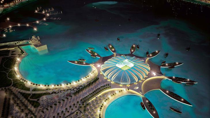 VM-STADION: Doha Port Stadion. Foto:  EPA/QATAR 2022 WORLD CUP BID COMMITTEE