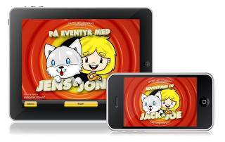 BESTSELGER: �Jens og Jonas� er utviklet og utgitt av to norske br�dre, uavhengig av forlag. Bokappen ble raskt en bestselger i Appstore.
