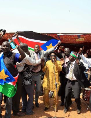 99 prosent stemte for et uavhengig S�r-Sudan