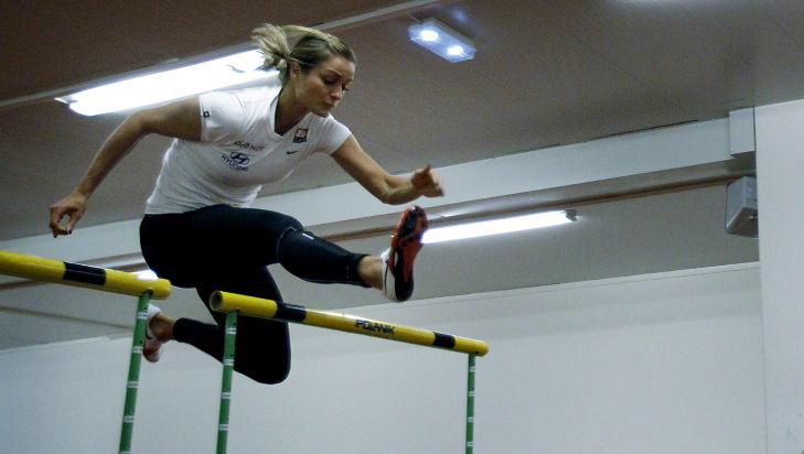 HOPPER HEKK: Christine Vukicevic er en av Norges beste friidrettsut�vere. Foto: Erling H�geland / Dagbladet