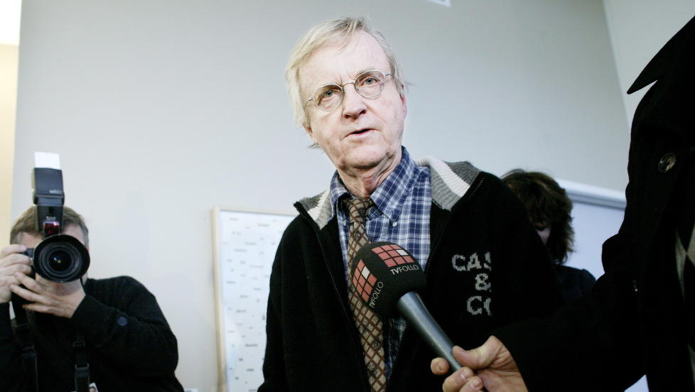 KLIENTEN L�SLATES: Tingrettsdommeren i 60-�ra, som blir forsvart av Tor Erling Staff, blir l�slatt i dag.Foto: Henning Lilleg�rd