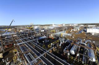 I S�KELYSET: Statoils virksomhet i Alberta, Canada. Foto: �yvind Hagen/ Statoil.
